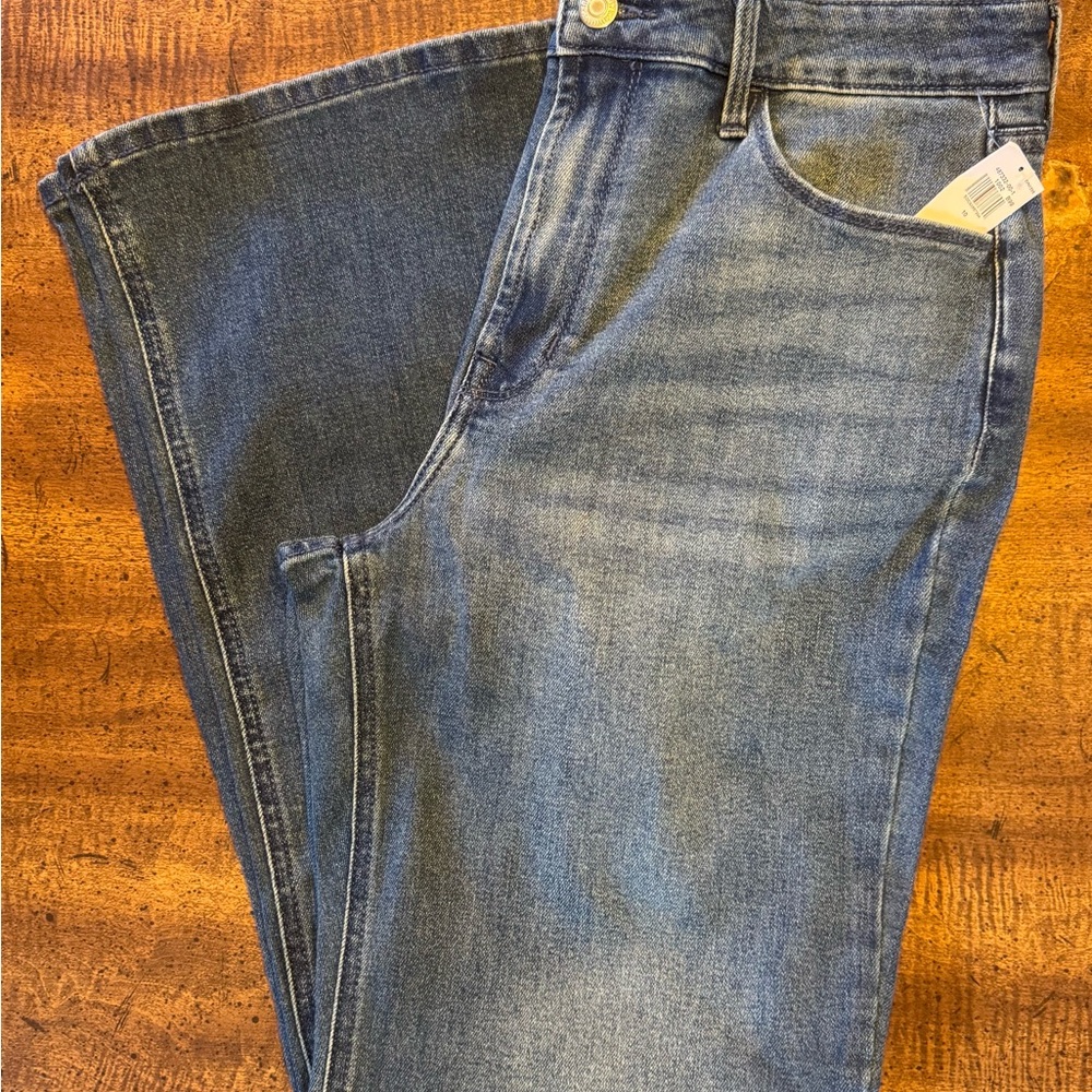 Old Navy Blue Flare & Wide Leg Jeans